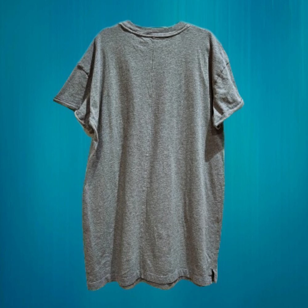 Time and Tru Long Gray Short Sleeve T-Shirt - XXL - Picture 2 of 8
